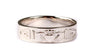9CT White Gold 6MM Ring.