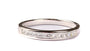 9ct White Gold Princess Cz Ring.