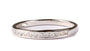 9ct White Gold Cz Ring.