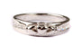 9ct White Gold Diamond Ring.