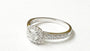 9ct White Gold Cubic Zirconia Ring