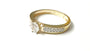 9ct Yellow Gold Cubic Zirconia Ring