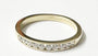 9ct Yellow Gold Round Cz Ring.