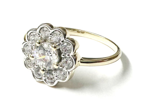 9ct Yellow Gold Cubic Zirconia Ring