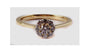 9ct Yellow Gold Cz Ring.