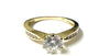 9ct Yellow Gold Cubic Zirconia Ring
