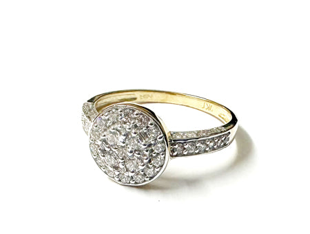 9ct Yellow Gold Cubic Zirconia Ring