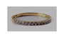 9ct Yellow Gold Cz Ring.