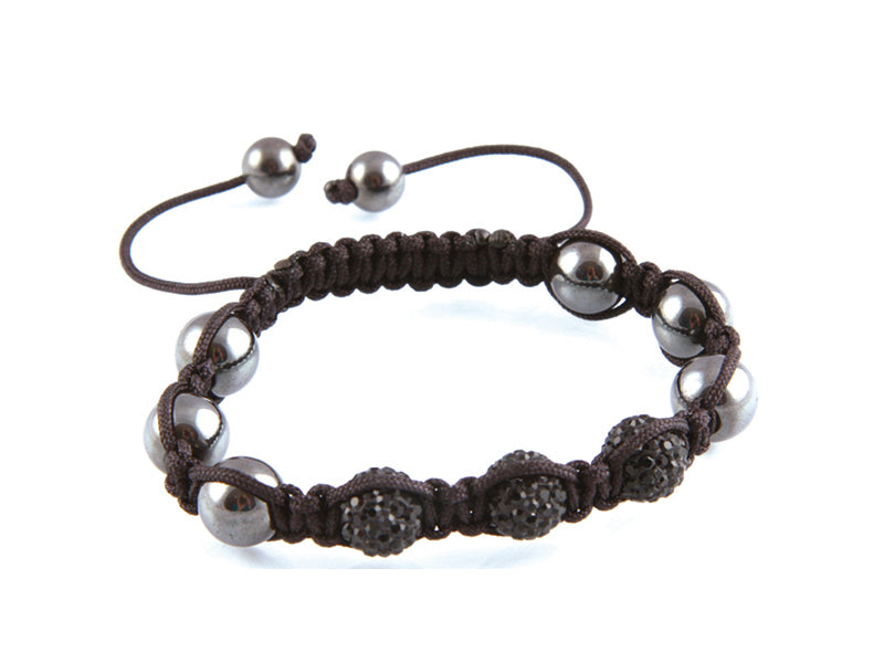 Silver Collection Shamballa Crystal Bracelets