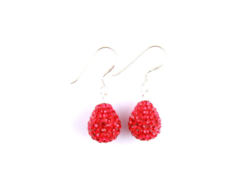 Shamballa Silver Earring