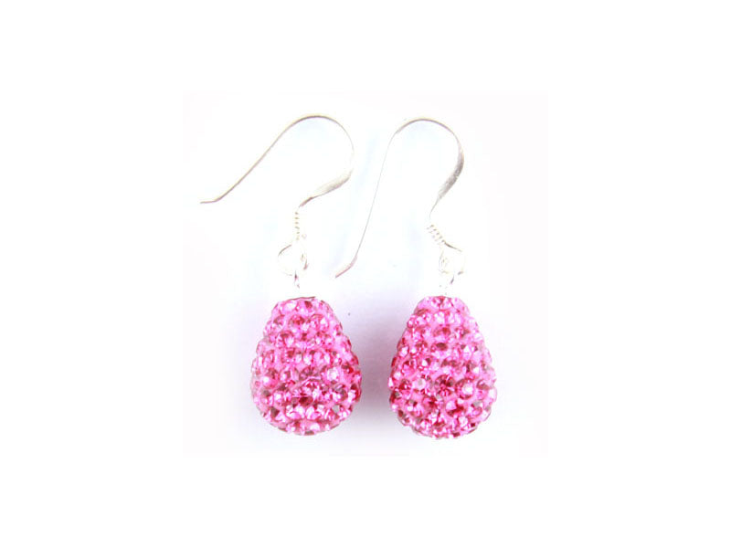 Shamballa Silver Earring