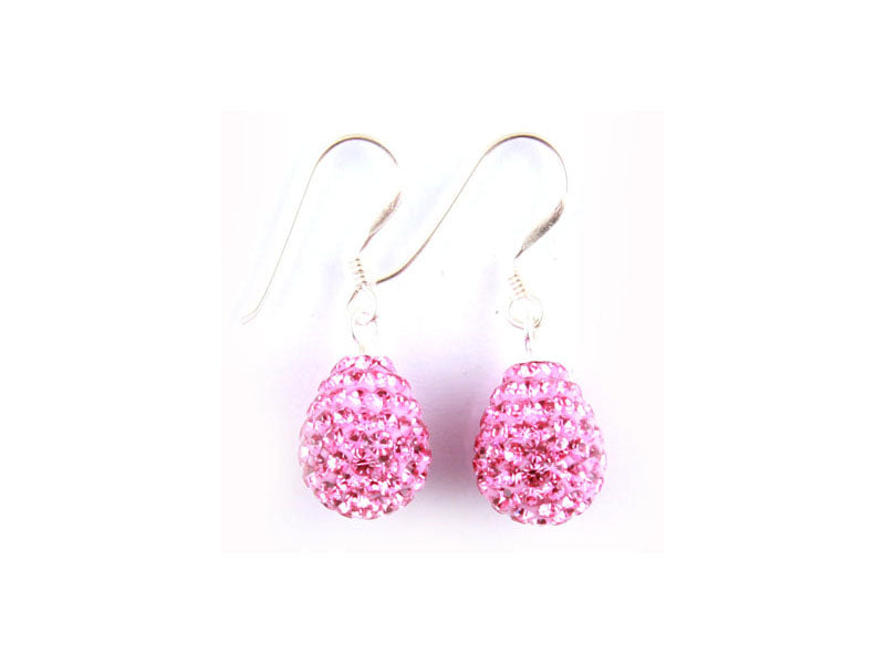 Shamballa Silver Earring