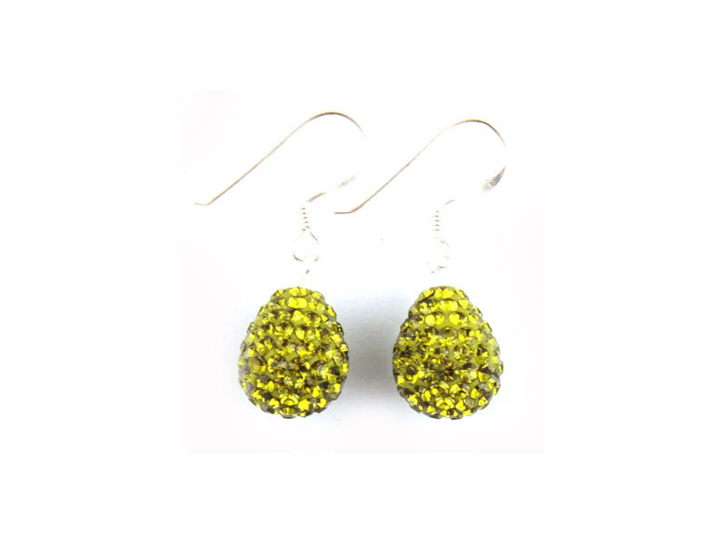 Shamballa Silver Earring