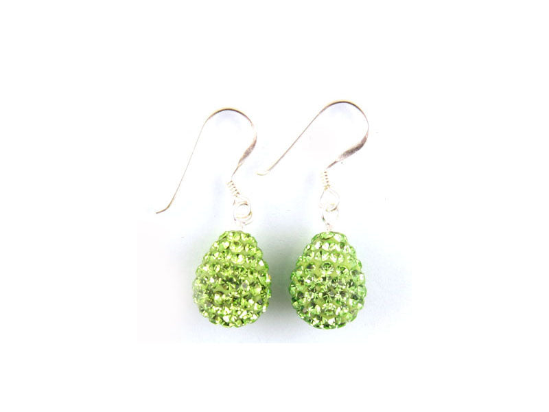 Shamballa Silver Earring