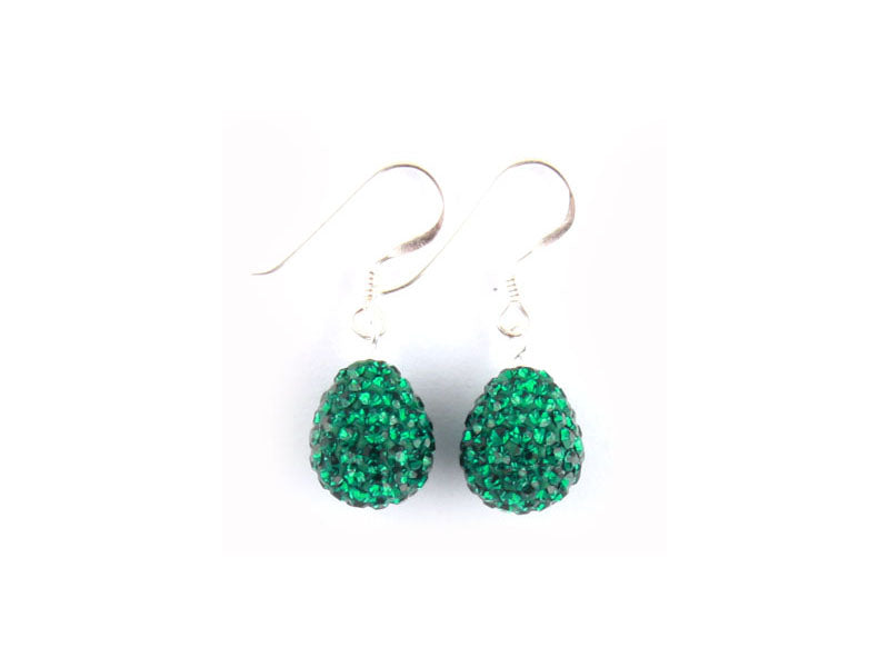 Shamballa Silver Earring