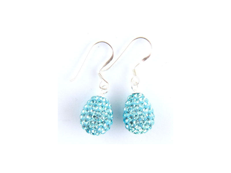 Shamballa Silver Earring