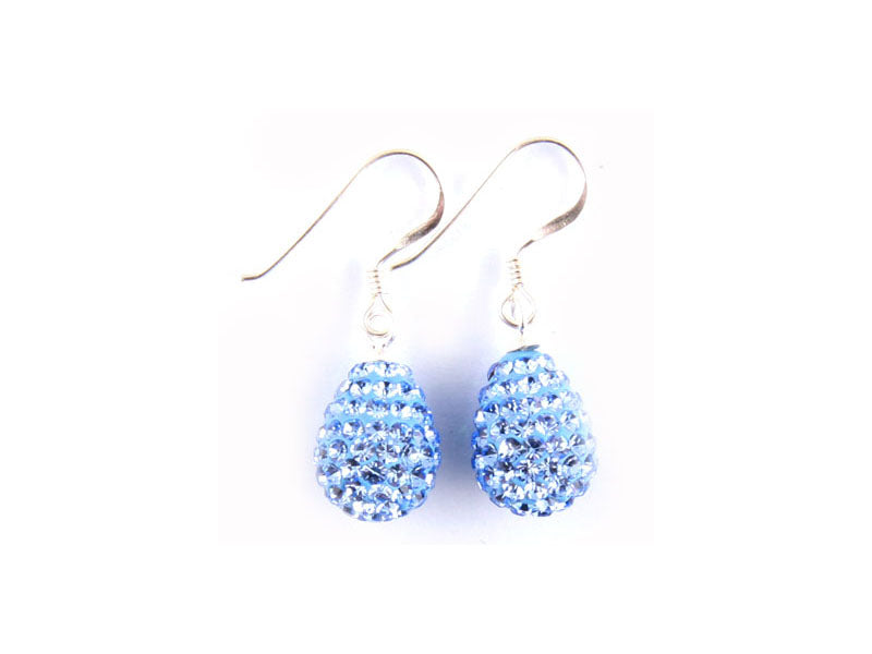 Shamballa Silver Earring