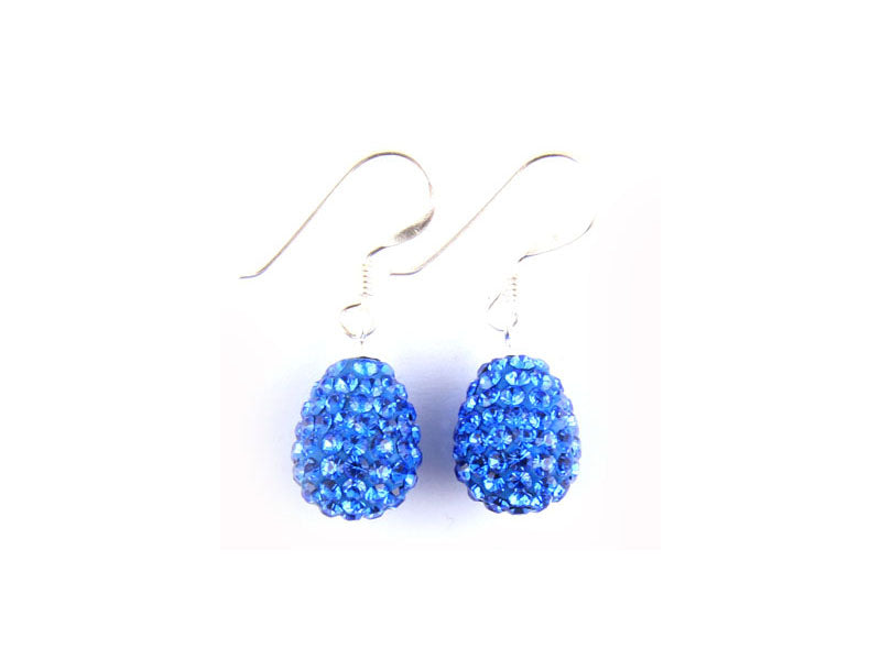 Shamballa Silver Earring