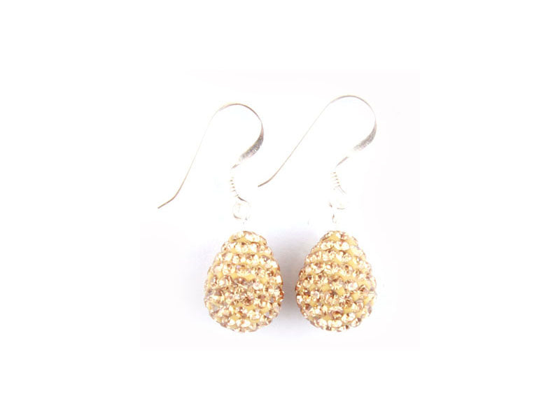 Shamballa Silver Earring
