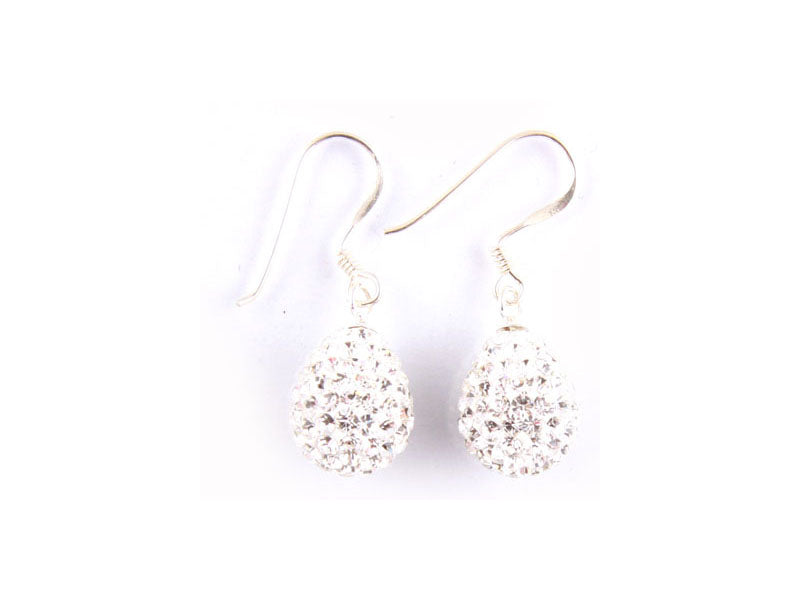 Shamballa Silver Earring