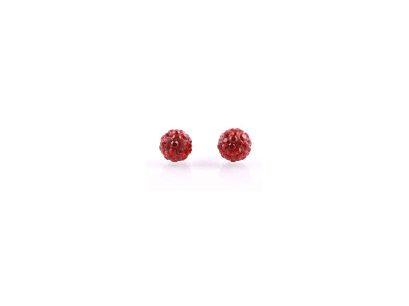 Shamballa Silver Earring