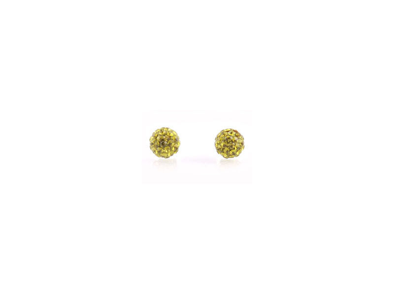 Shamballa Silver Earring