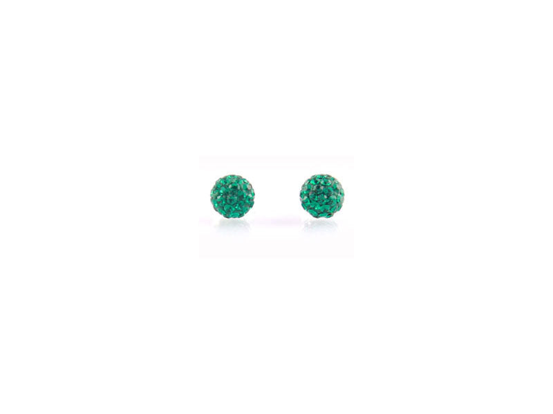 Shamballa Silver Earring