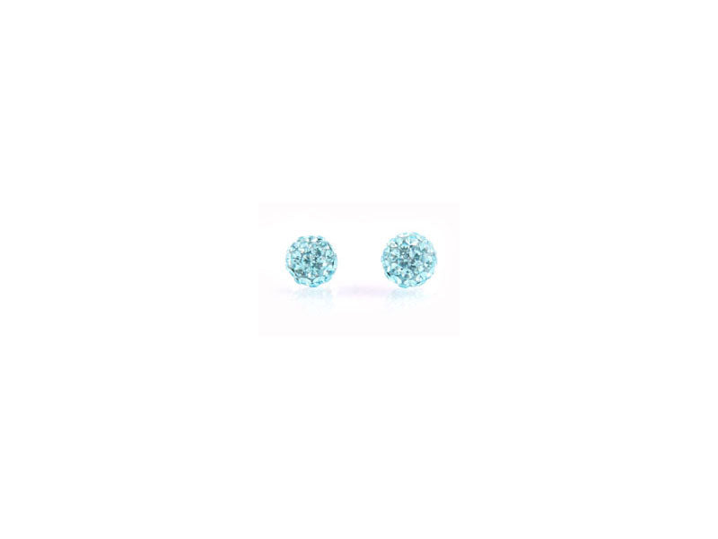 Shamballa Silver Earring