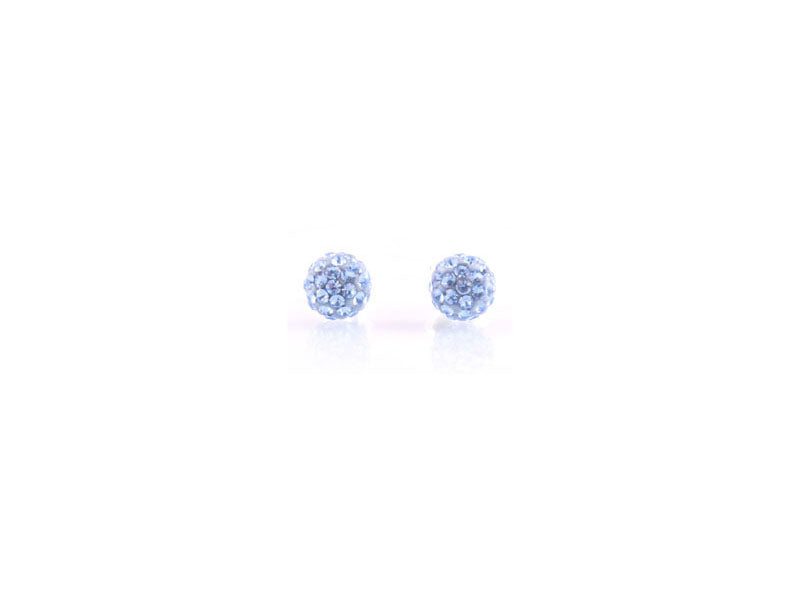 Shamballa Silver Earring