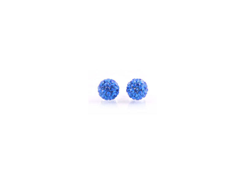 Shamballa Silver Earring