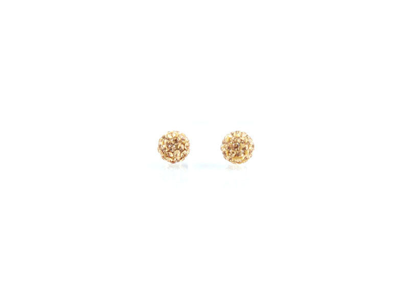 Shamballa Silver Earring