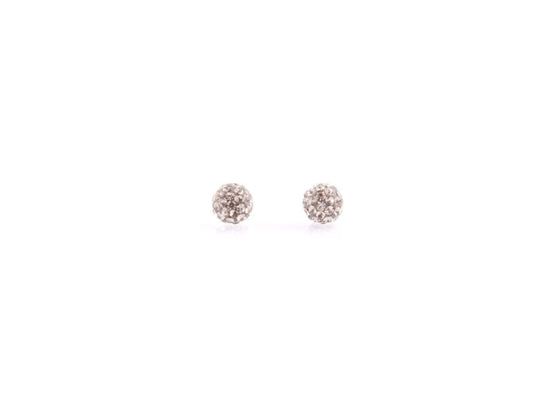 Shamballa Silver Earring