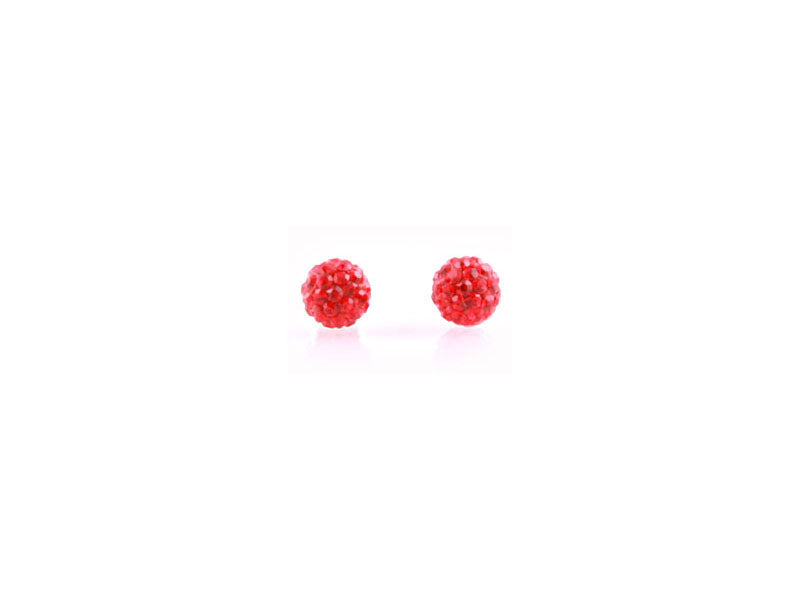 Shamballa Silver Earring