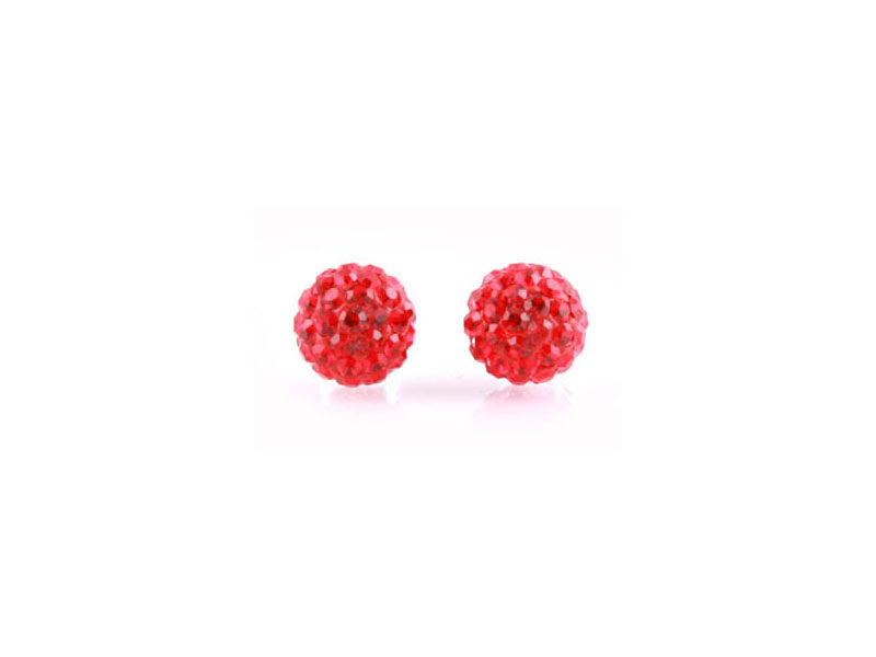 Shamballa Silver Earring