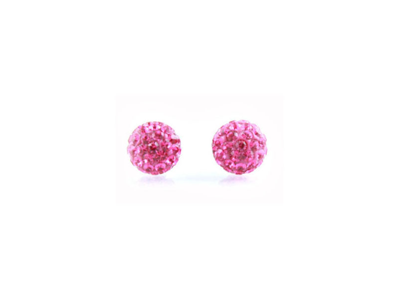 Shamballa Silver Earring