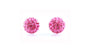 Shamballa Silver Earring