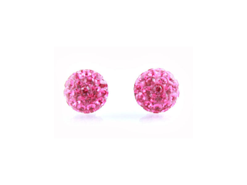 Shamballa Silver Earring