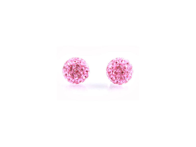 Shamballa Silver Earring