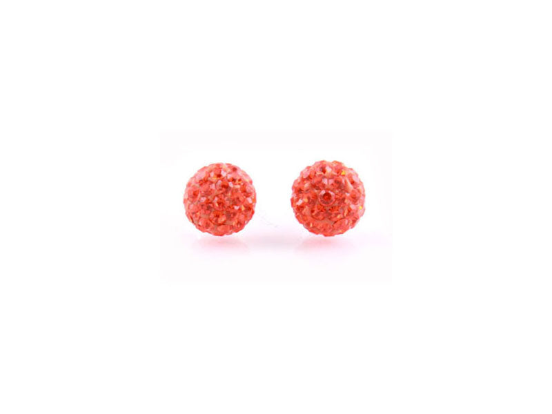 Shamballa Silver Earring
