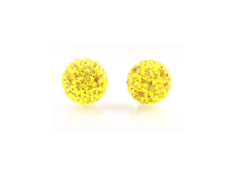 Shamballa Silver Earring