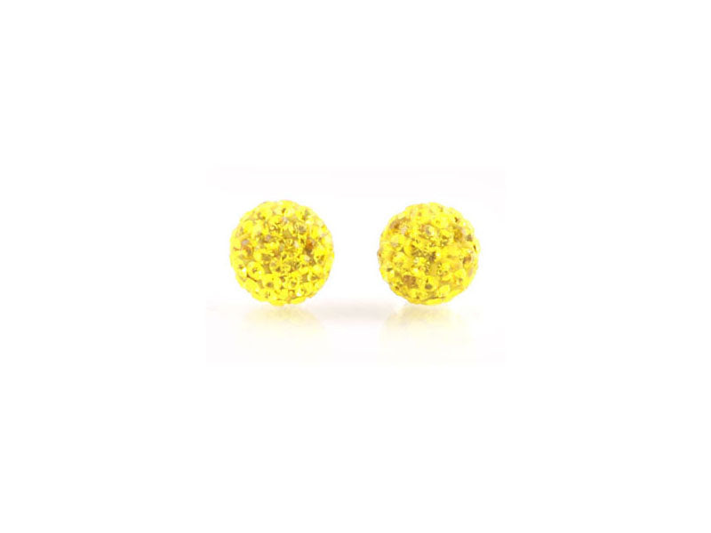 Shamballa Silver Earring