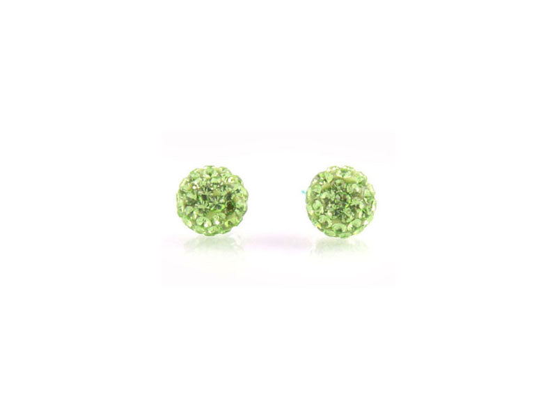 Shamballa Silver Earring