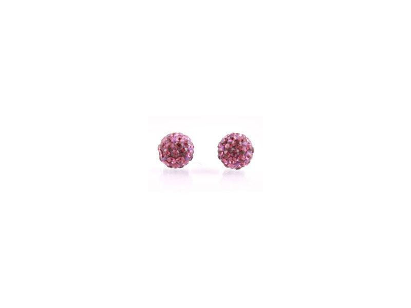 Shamballa Silver Earring