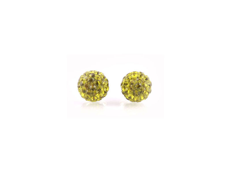 Shamballa Silver Earring