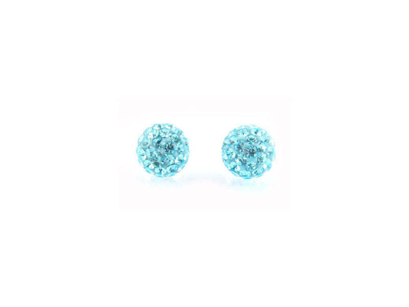 Shamballa Silver Earring