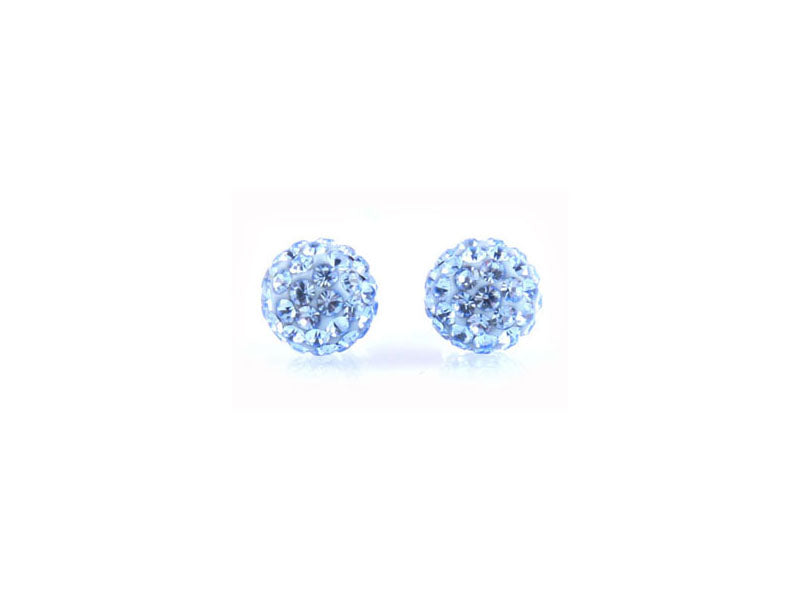 Shamballa Silver Earring