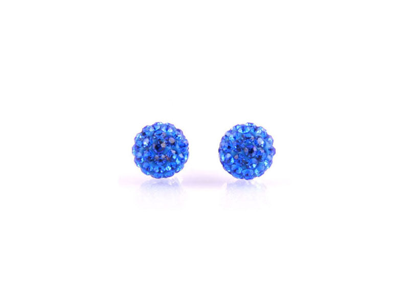 Shamballa Silver Earring