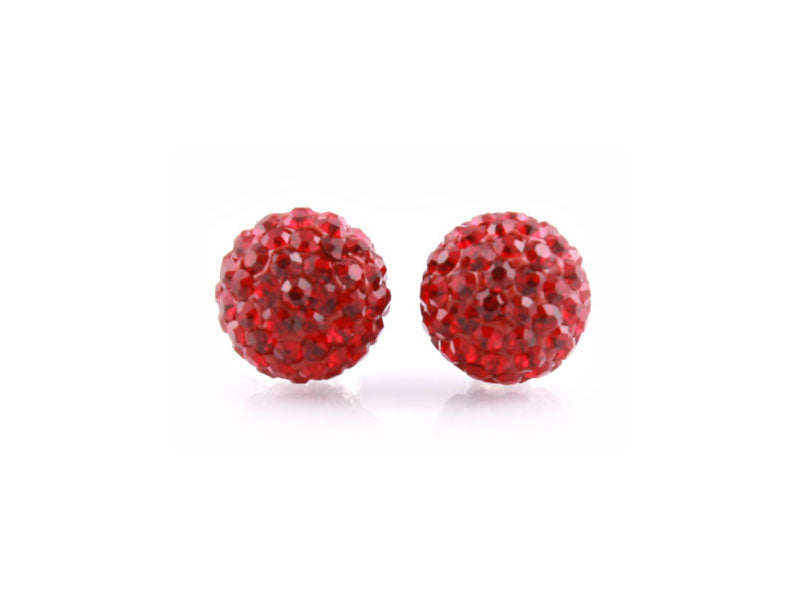Shamballa Silver Earring