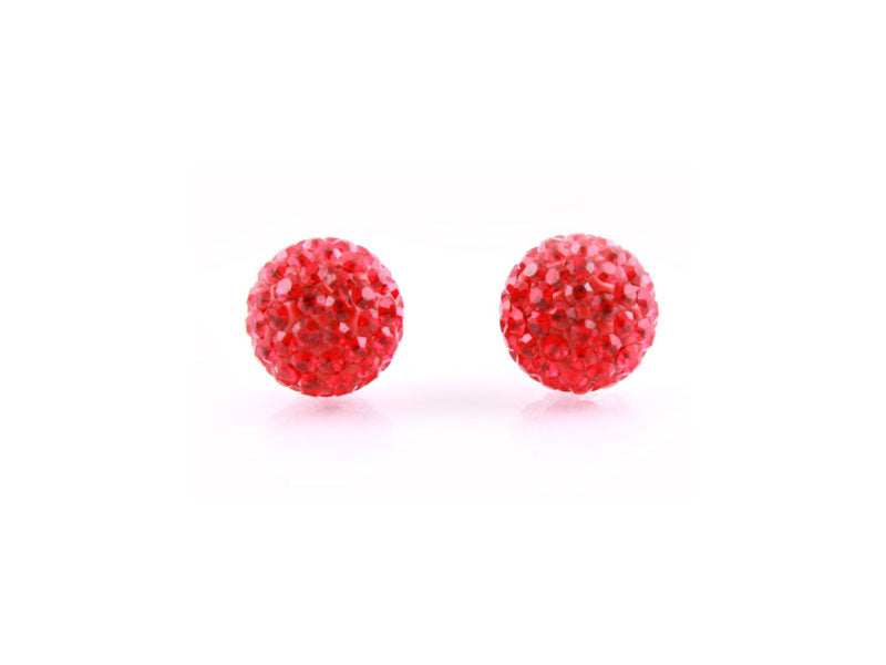 Shamballa Silver Earring