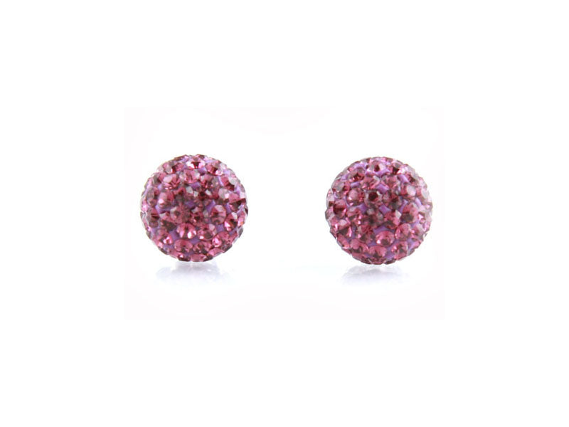 Shamballa Silver Earring
